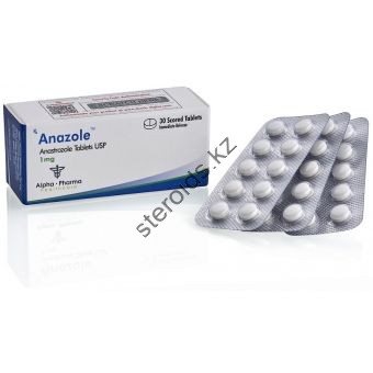 Anazole (Анастрозол) Alpha Pharma 50 таблеток (1таб 1 мг) - Павлодар
