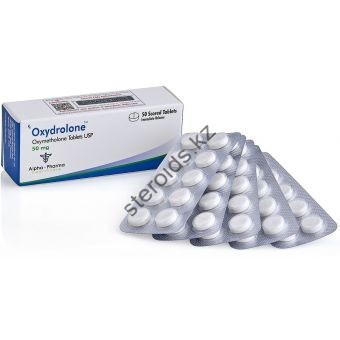 Oxydrolone (Оксиметолон, Анаполон) Alpha Pharma 50 таблеток (1таб 50 мг) - Павлодар