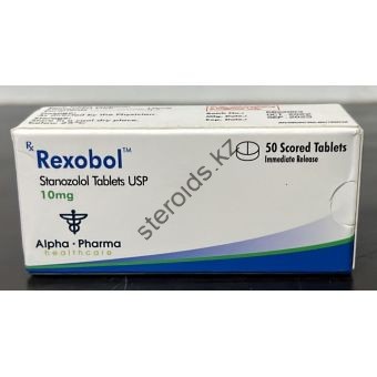 Rexobol (Станозолол, Винстрол) Alpha Pharma 50 таблеток (1таб 10 мг) - Павлодар