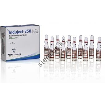 Induject (Сустанон) Alpha Pharma 10 ампул по 1мл (1амп 250 мг) - Павлодар