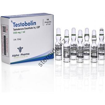 Testobolin (Тестостерон энантат) Alpha Pharma 10 ампул по 1мл (1амп 250 мг) - Павлодар