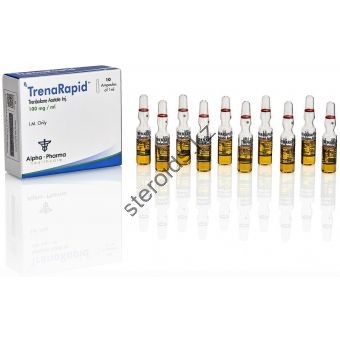 Тренболон ацетат Alpha Pharma (TrenaRapid) 10 ампул по 1мл (1амп 100 мг) - Павлодар