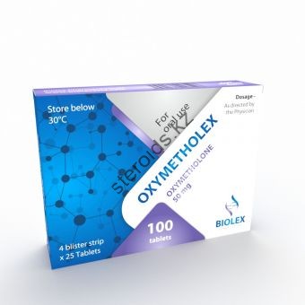 Оксиметолон Biolex 100 таблеток (1 таб 50 мг) - Павлодар
