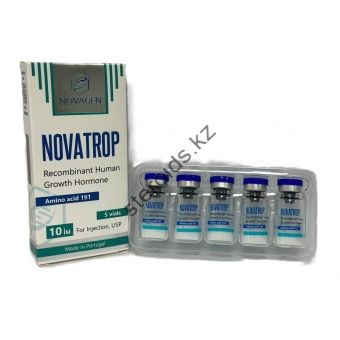 Гормон роста Novatrop Novagen 5 флаконов по 10 ед (50 ед) - Павлодар