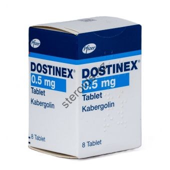 Каберголин Dostinex 8 таблеток (1 таб/0.5 мг)  - Павлодар