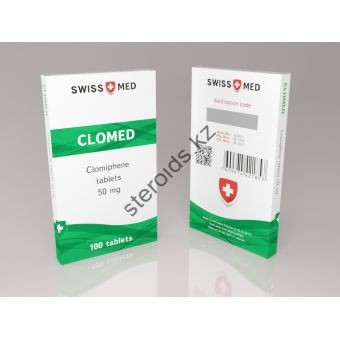 Кломид Swiss Med Clomed 100 таблеток (1 таб 50 мг) - Павлодар
