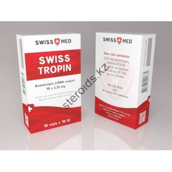 Гормон роста Swiss Med SWISSTROPIN 10 флаконов по 10 ед (100 ед) - Павлодар