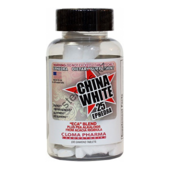 Жиросжигатель Cloma Pharma China White 25 (100 таб) - Павлодар